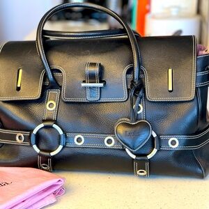 Luella Giselle Black Satchel